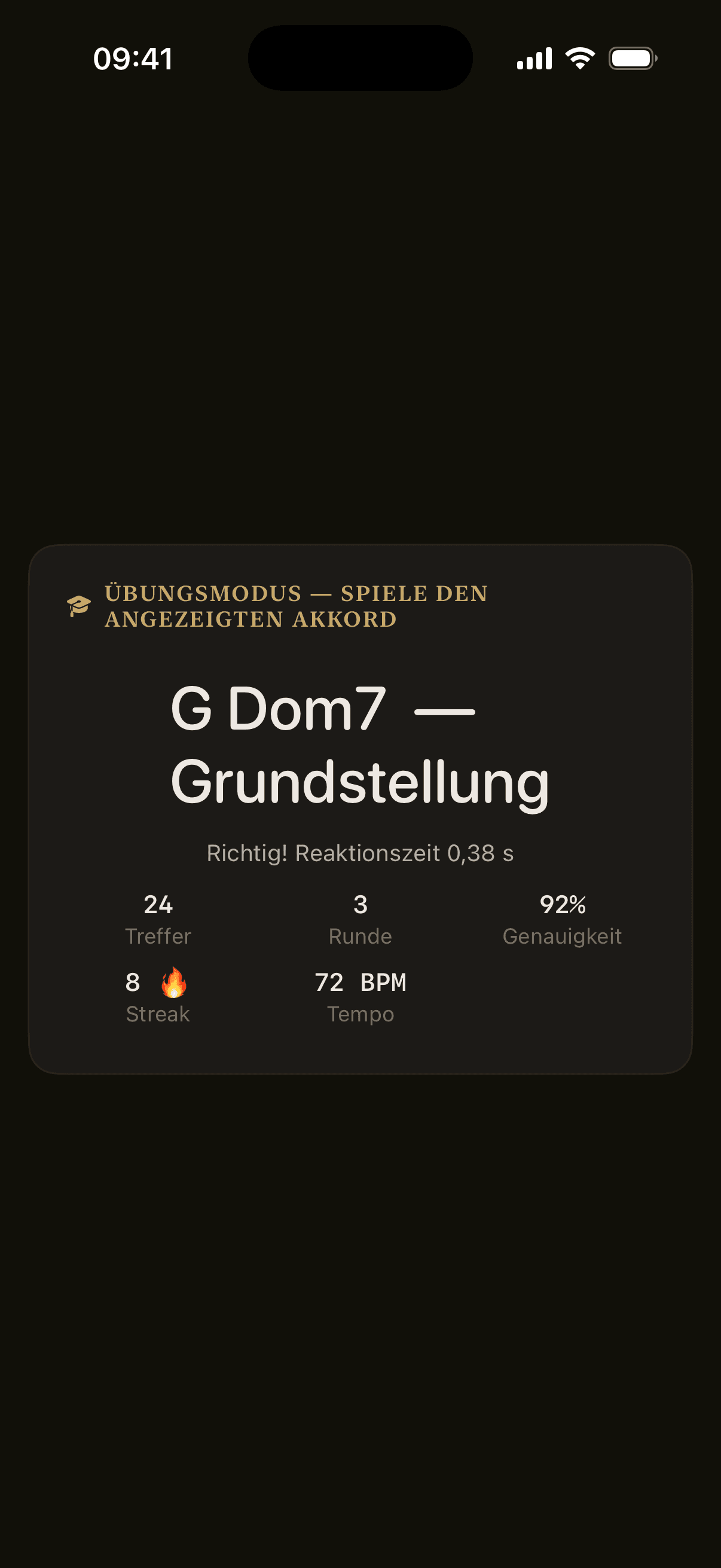 Übungsmodus